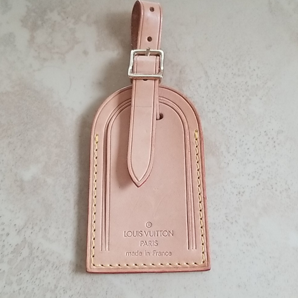 Authentic Louis Vuitton Luggage Tag
